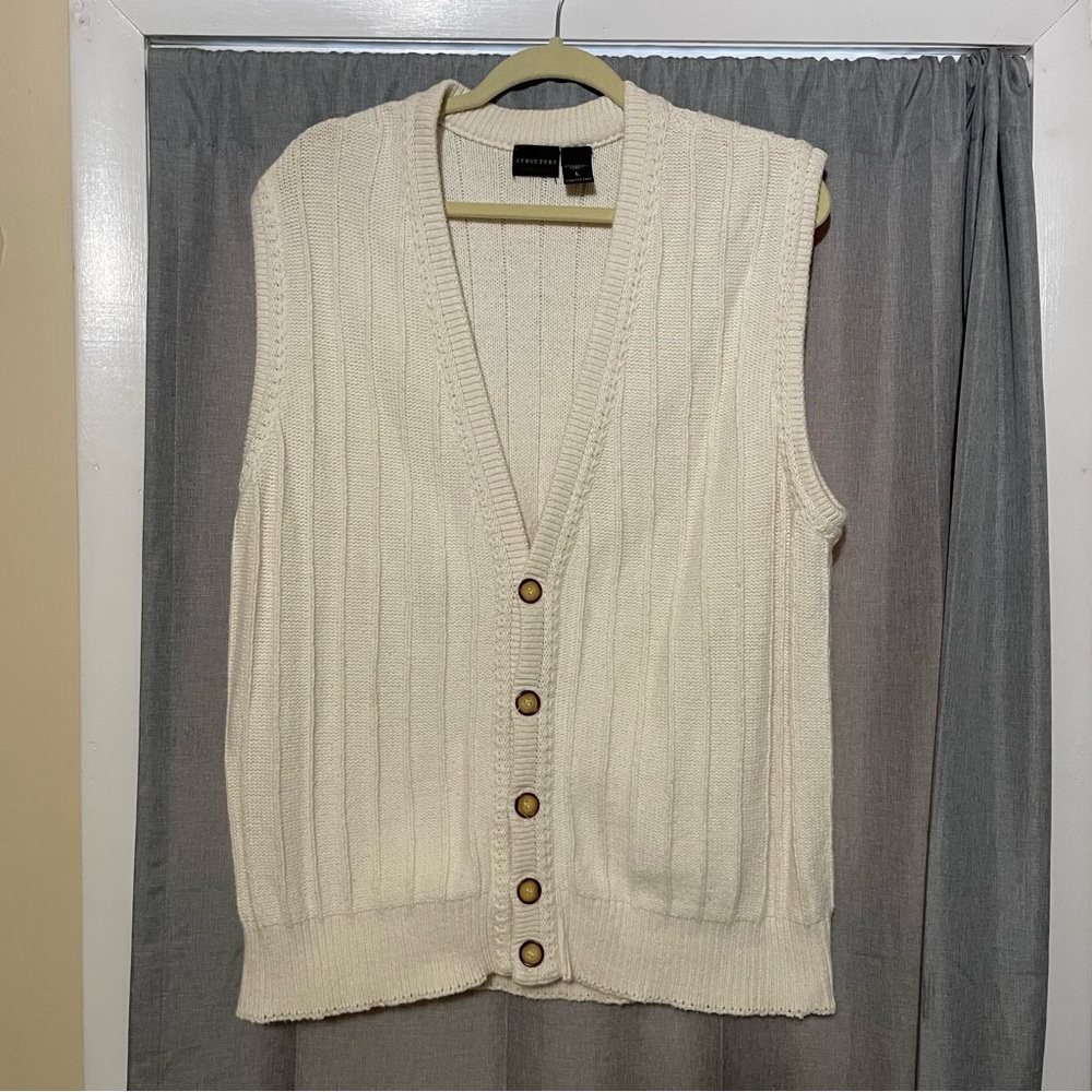 Cream cardigan